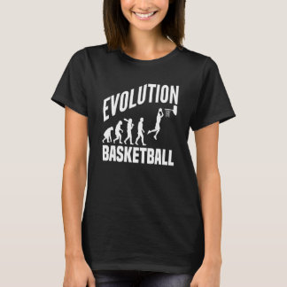 Basketball Evolution From Monkey To Men BBall Dunk T-Shirt