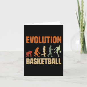 Basketball Evolution From Monkey To Men BBall Love Card