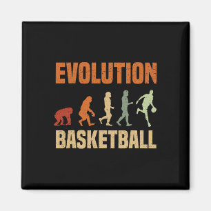 Basketball Evolution From Monkey To Men BBall Love Magnet