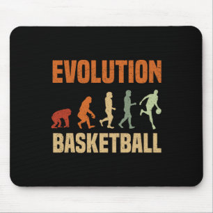 Basketball Evolution From Monkey To Men BBall Love Mouse Mat