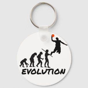Basketball Evolution Key Ring