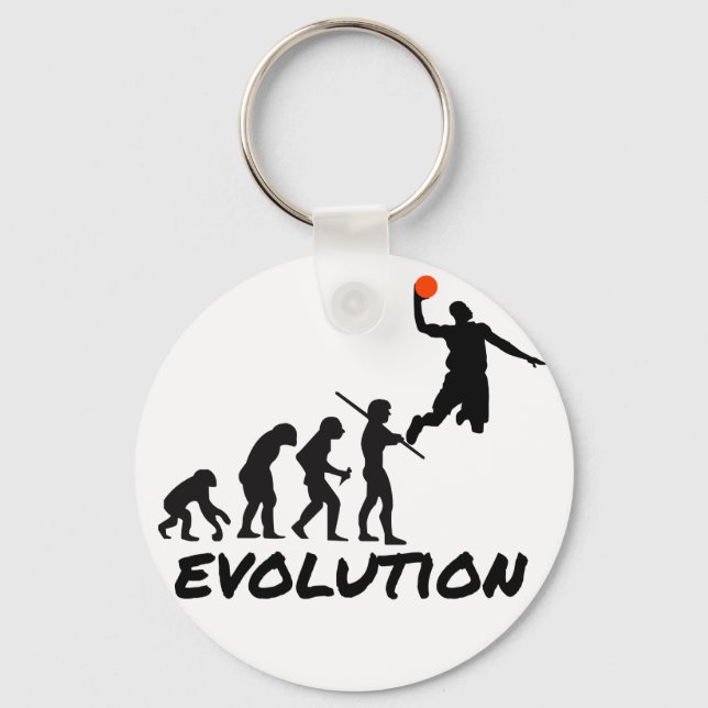 Basketball Evolution Key Ring (Front)