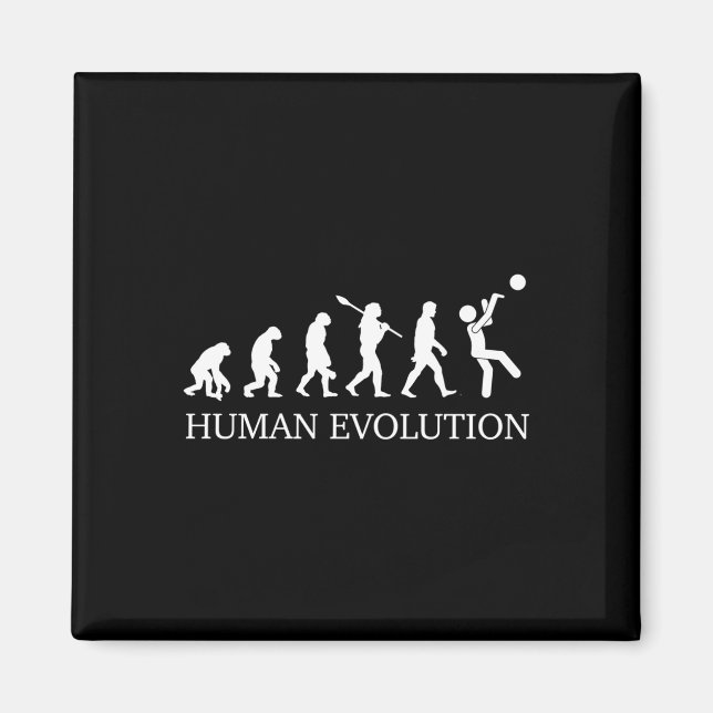 Basketball Evolution  Magnet (Front)