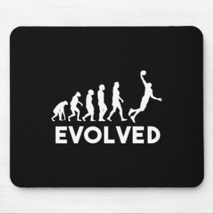 Basketball Evolution Men Women Boys Girls Kids Bak Mouse Mat