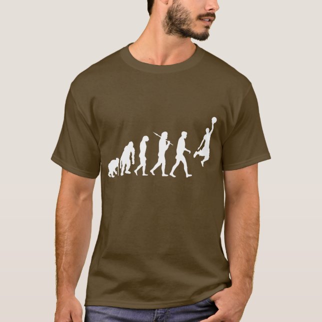 Basketball Evolution T-Shirt (Front)