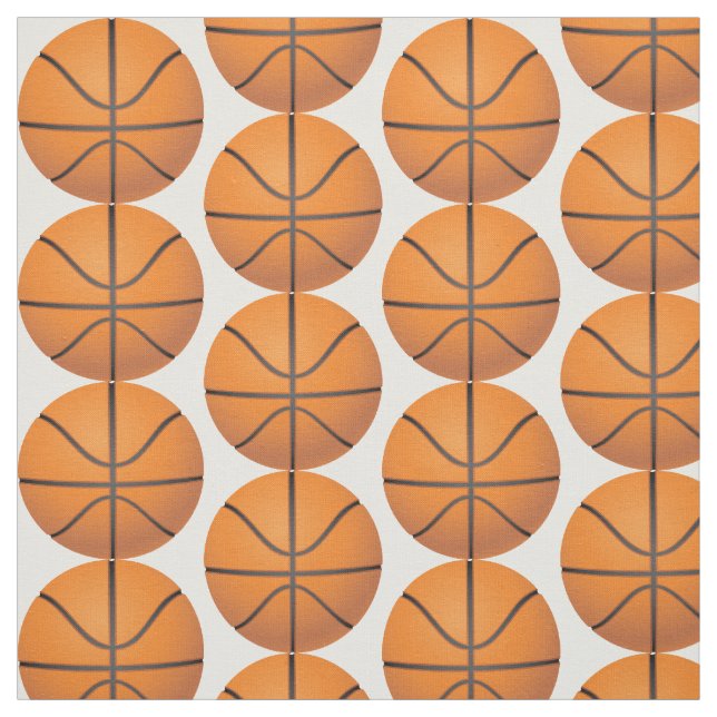 Basketball Fabric. Fabric (Swatch)