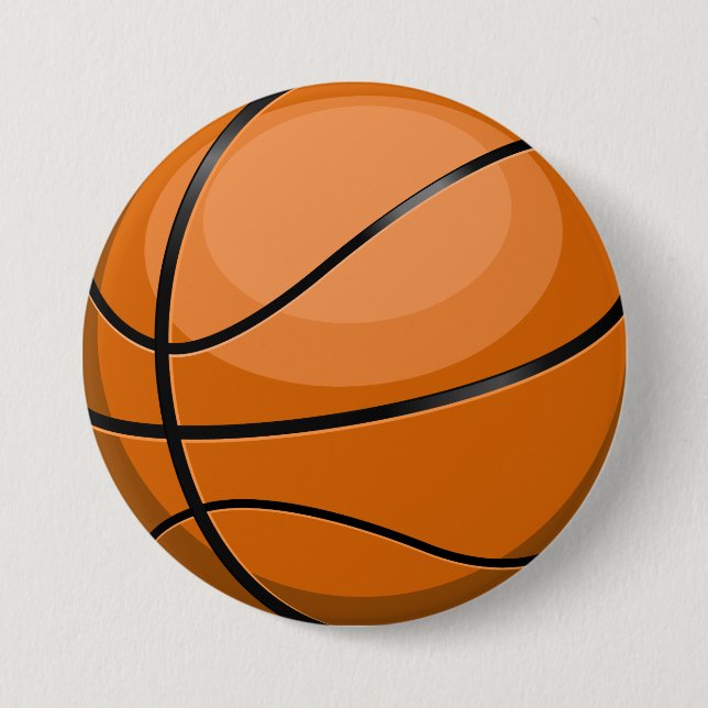 Basketball Fan 7.5 Cm Round Badge (Front)