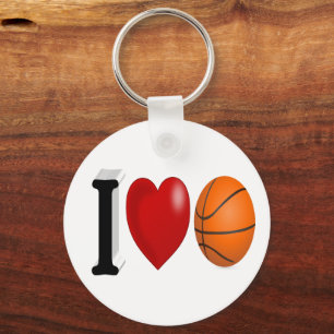 Basketball Fan   Key Ring