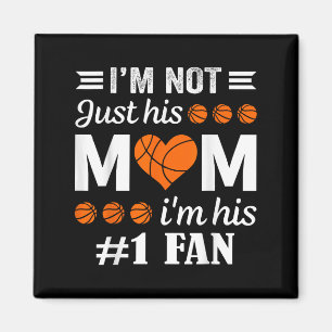 Basketball Fan Mum Quote Magnet