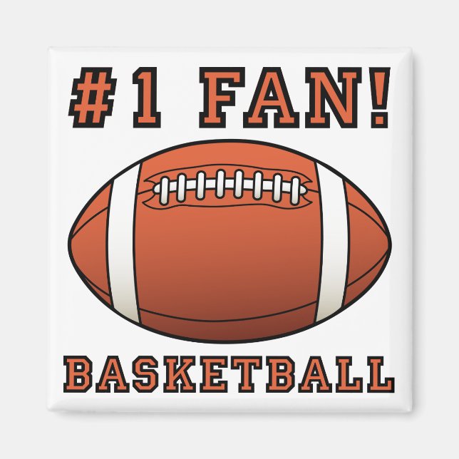 Basketball Fan Not Funny Fridge Magnet (Front)