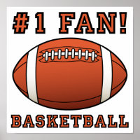 Basketball Fan Not Funny Poster Sign