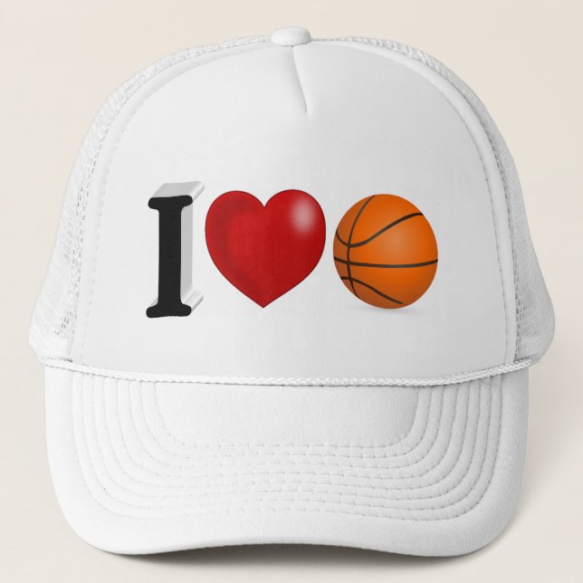 Basketball Fan Trucker Hat (Front)