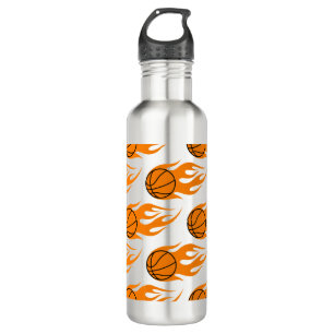 Basketball Flame Stainless Steel Water Bottle