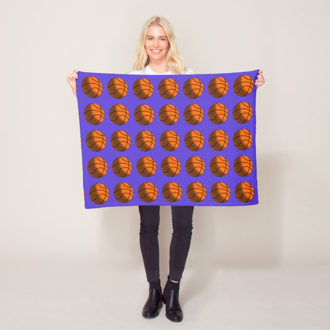 Basketball Fleece Blanket (In Situ)