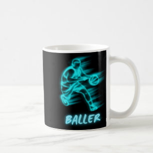 Basketball For Boys Or Men Baller Cool Artsy Grap Coffee Mug