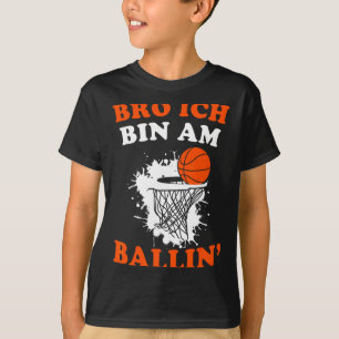 Basketball For Coach Men Youth Baller Player Boys T-Shirt