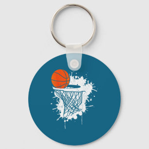 Basketball For Coach Player Boys Girls Men Youth B Key Ring