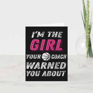Basketball For Girls Card