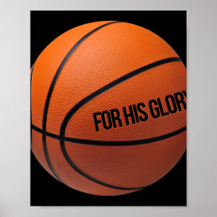 Basketball For Sports People Who Love God And Bask Poster