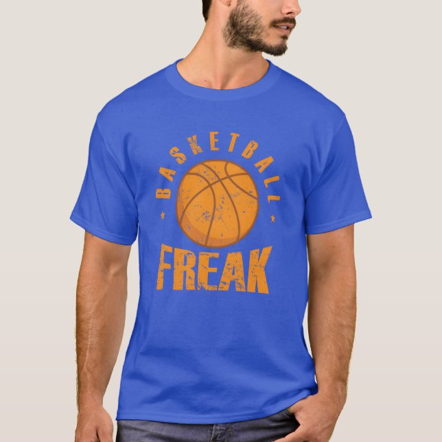 Basketball Freak Ball Sports America USA friends T-Shirt (Front)