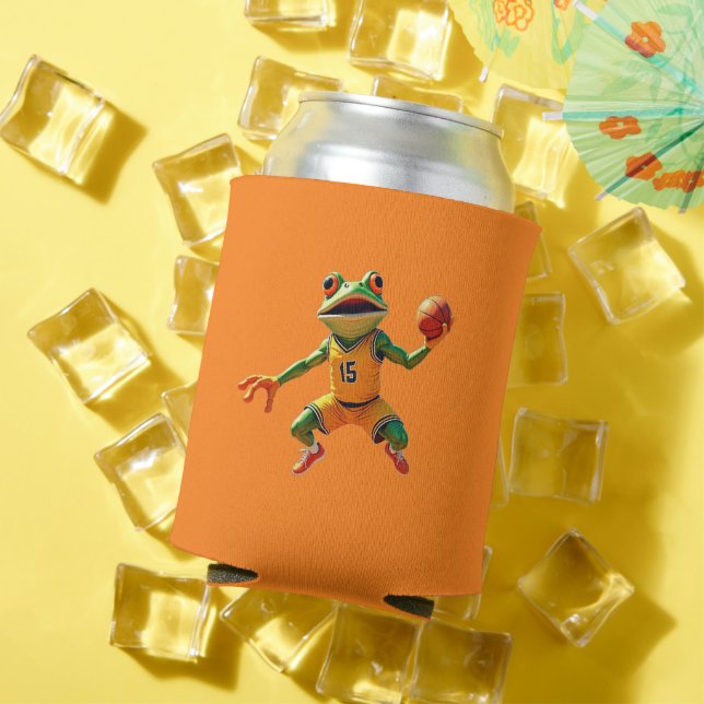 Basketball Frog orange can cooler (In Situ Summer)