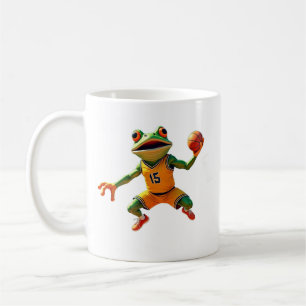 Basketball Frog right hand mug