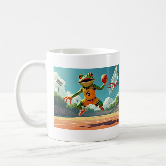 Basketball Frog right hand mug (Left)