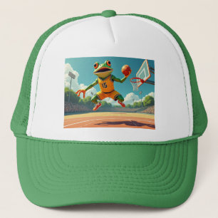 Basketball Frog trucker hat