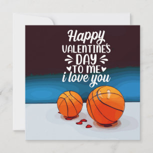 Basketball  from Player with Love Valentine's Day  Holiday Card