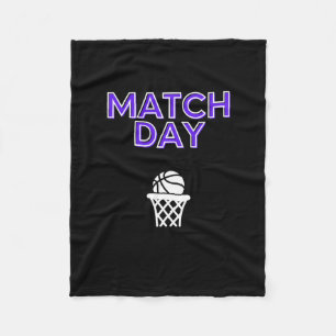 Basketball Game Day 1 Fleece Blanket