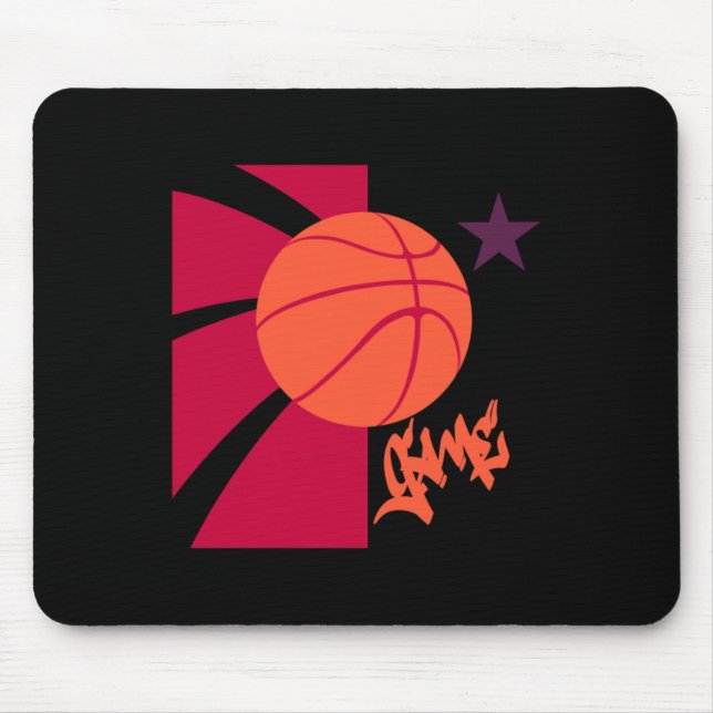 Basketball Game  Mouse Mat (Front)