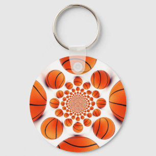 Basketball Game of Champions: Court Vision Kaleida Key Ring