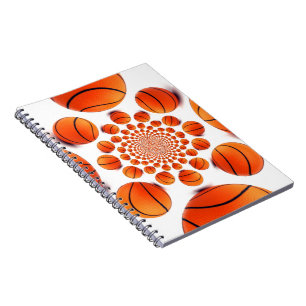 Basketball Game of Champions: Court Vision Kaleida Notebook