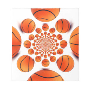 Basketball Game of Champions: Court Vision Kaleida Notepad