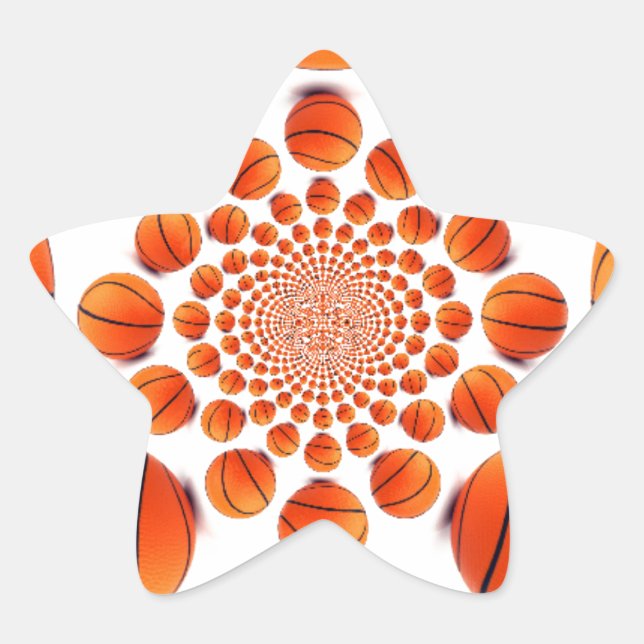 Basketball Game of Champions: Court Vision Kaleida Star Sticker (Front)