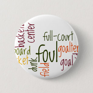Basketball games.png 6 cm round badge