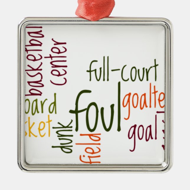 Basketball games.png metal tree decoration (Front)