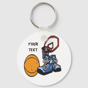 basketball gear key ring