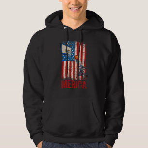 Basketball George Washington 4th Of July American Hoodie