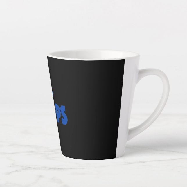 Basketball Get Hoops Latte Mug (Right)