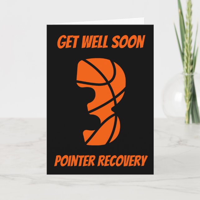 basketball get well soon cards (Front)