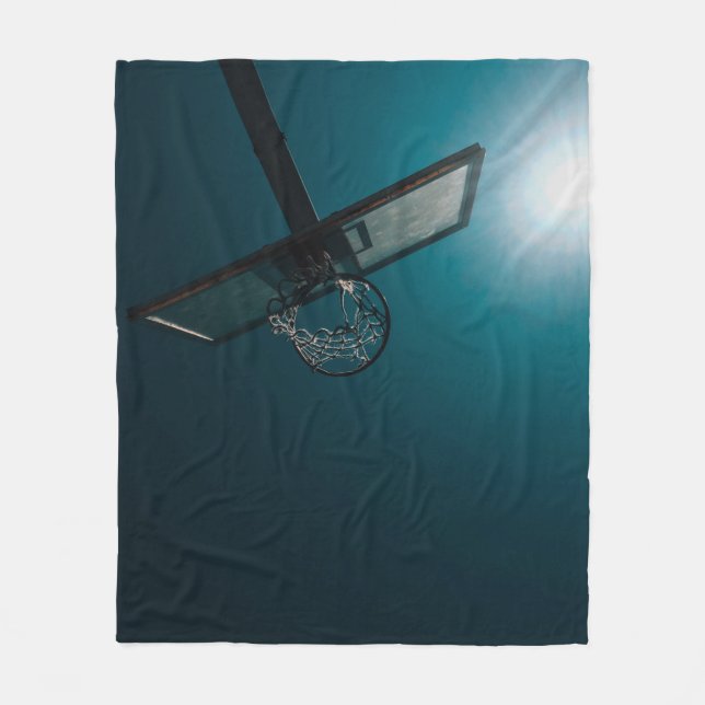 Basketball gift fleece blanket (Front)