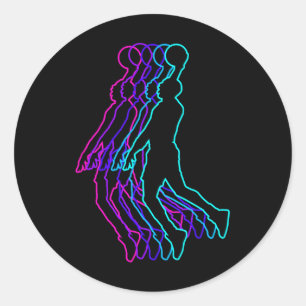 Basketball Gift For Coach Men Youth Baller Player  Classic Round Sticker