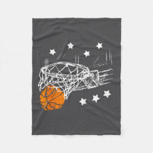 Basketball Gift For Coach Men Youth Baller Player Fleece Blanket