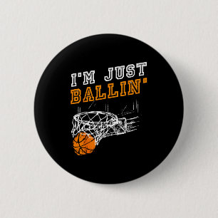 Basketball Gift For Coach Player Boys Girls Men Yo 6 Cm Round Badge