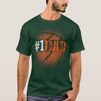 Basketball Gift for Daddy from Son and Daughter 1 T-Shirt