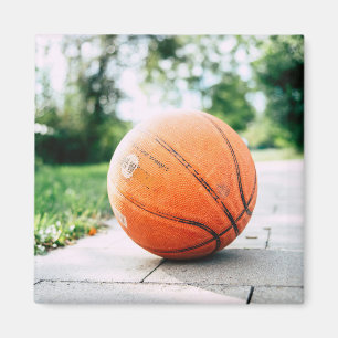 Basketball gift magnet