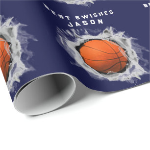 Basketball Gift Wrapping Paper