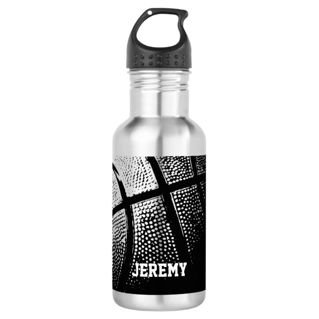 Basketball gifts Personalised sports water bottles (Front)