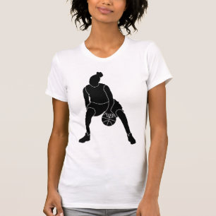 Basketball Girl Black Logo Shirt
